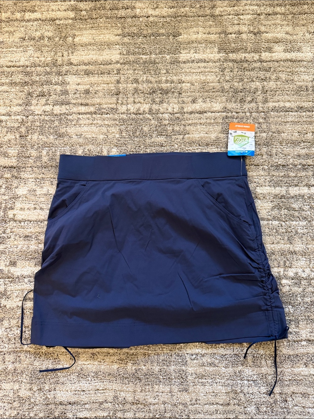Columbia Navy Athletic Skort with Side Cinch